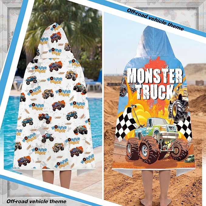 Peryiter 2 Pcs Truck Beach Towel Quick Dry Towels Swimming Bath Shower Pool - Image 6