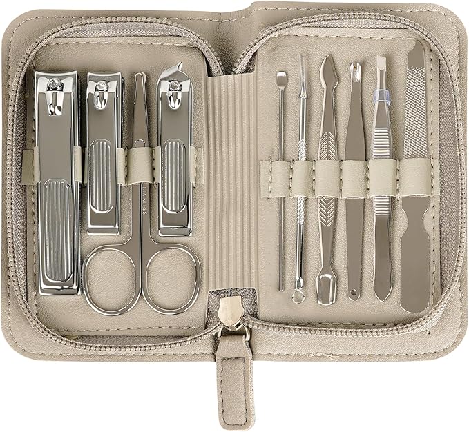 Premium Stainless Steel Nail Clippers Set by Unknown