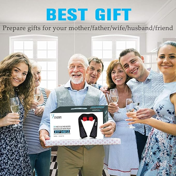 VIKTOR JURGEN Gifts for Women & Men, Shiatsu Neck and Shoulder Massager - Image 7