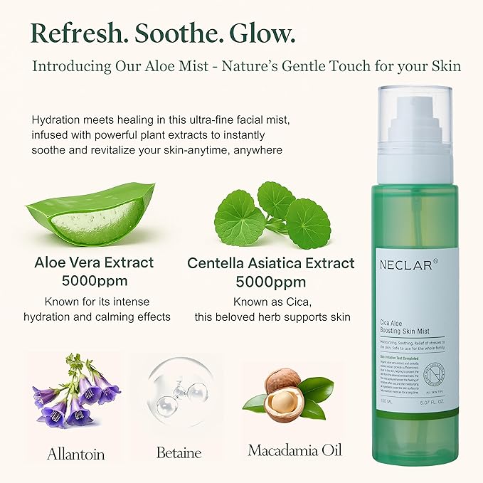 CICA Aloe Hydrating Toner Spray - Image 3