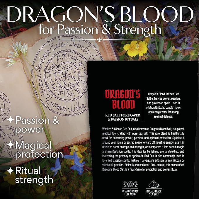 Red Dragon’s Blood Sea Salt for Power, Passion & Protection – Natural Real Salt - Image 5