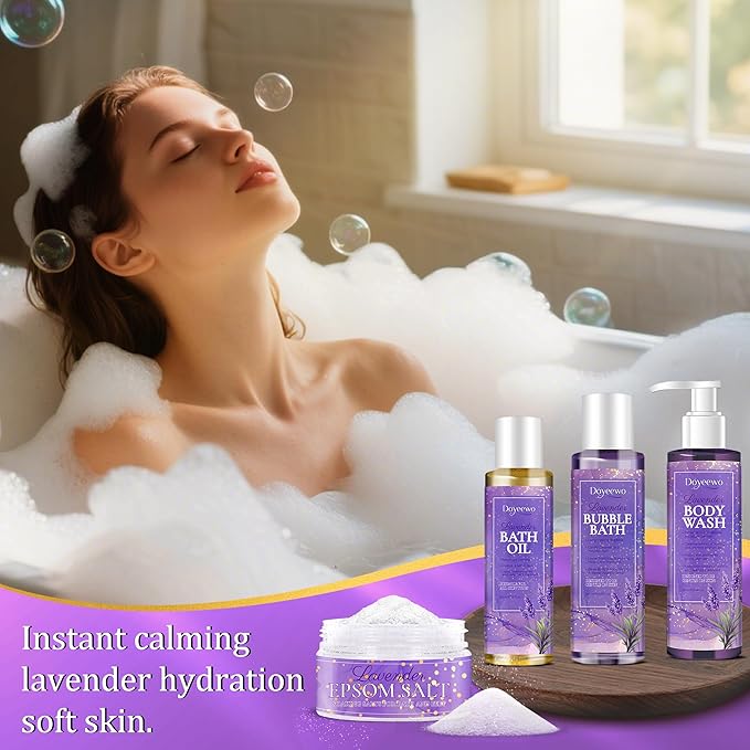 Spa Gifts for Women, Bath Body Care Wash Christmas Gifts Baskets for Women - Image 4