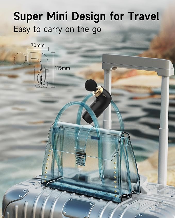 HEYCHY A1 Super Mini Massage Gun, Percussion Deep Tissues Muscle Massager - Image 7