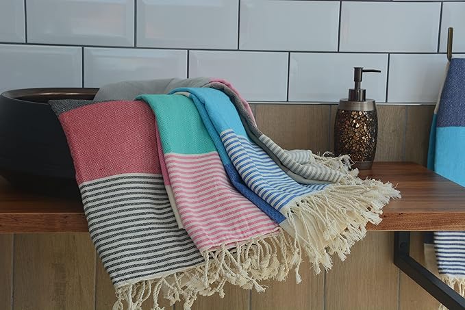 Turkish Beach Towel Peshtemal Blanket - Image 7