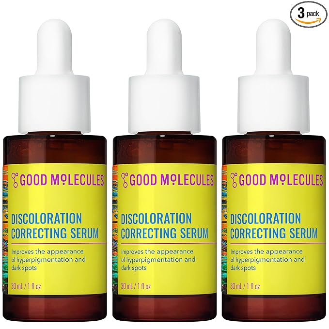 Good Molecules Discoloration Correcting Serum Pack 3 – 30 ml Each | Tranexamic by GoodMolecules
