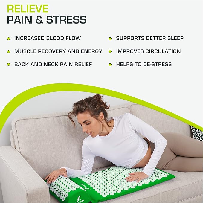 ProsourceFit Acupressure Mat and Pillow Set - Image 4