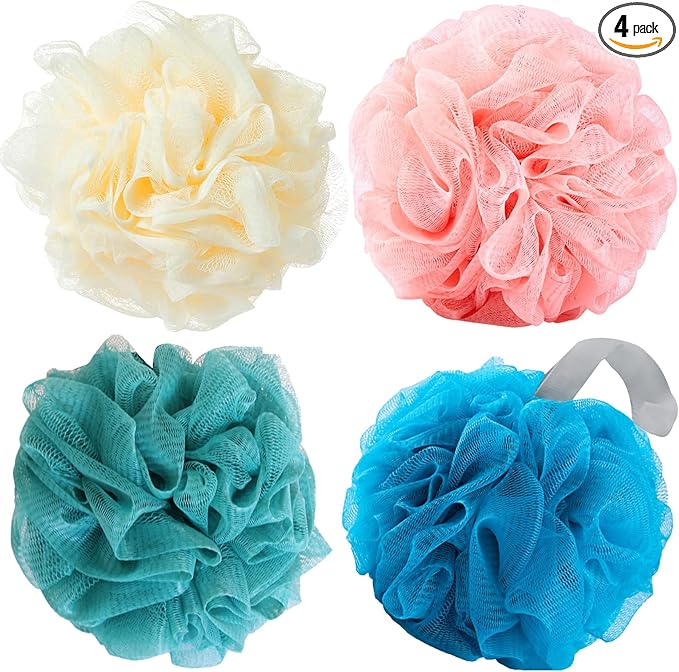 Luffa Loofah Sponge Shower Loofahs 50g Shower Bath Sponges Exfoliating Mesh by MISSJOJIAY