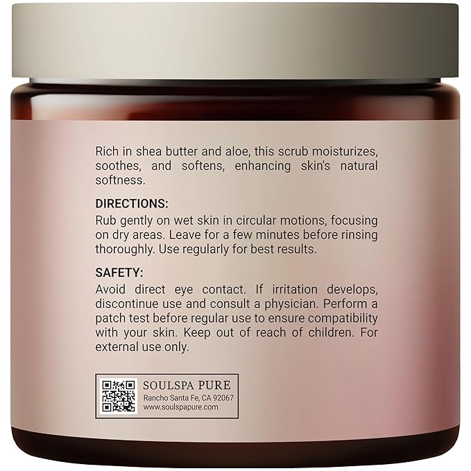 Shea Butter Body & Foot Scrub | Gentle and Nourishing Moisturizing Shea Butter - Image 8