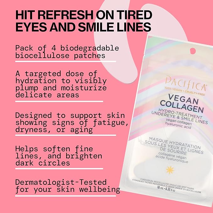 Pacifica Vegan Collagen Undereye & Smile Line Patches – Hydrating - Image 5
