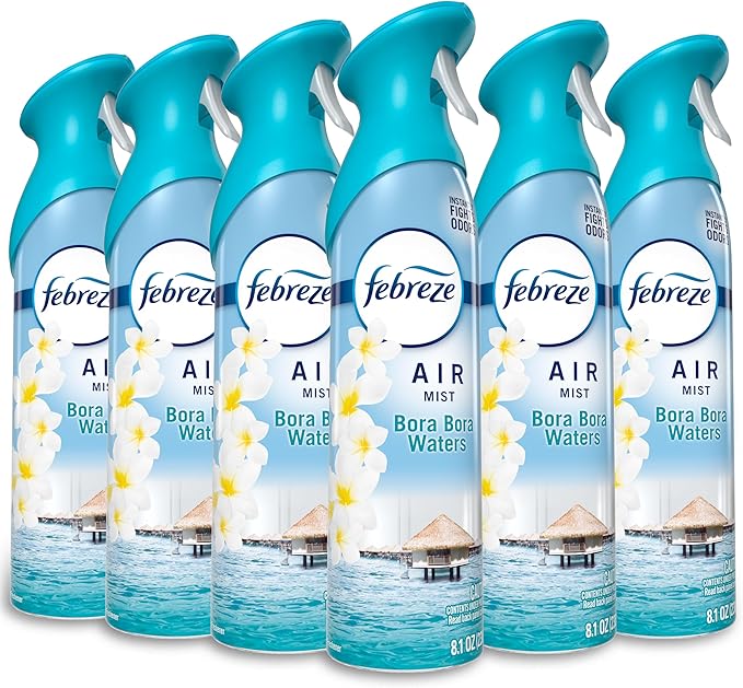 Febreze New & Improved Air Mist Bora Bora Waters, Air Freshener, Home and by Febreze