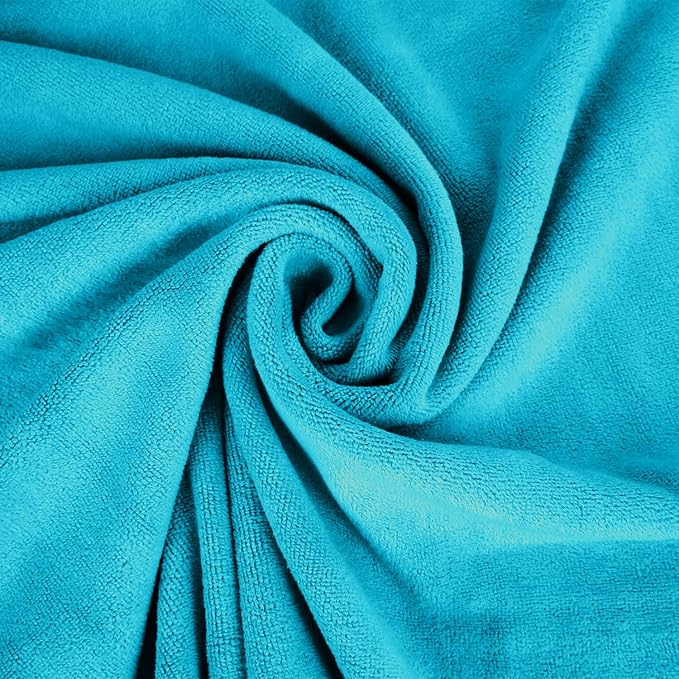 JML Large Microfiber Bath Towels Set of 6, Super Absortbent, Fast Drying - Image 4