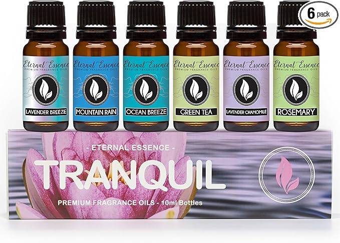Eternal Essence Oils Tranquil Set of 6 Premium Fragrance Oils by EternalEssenceOils
