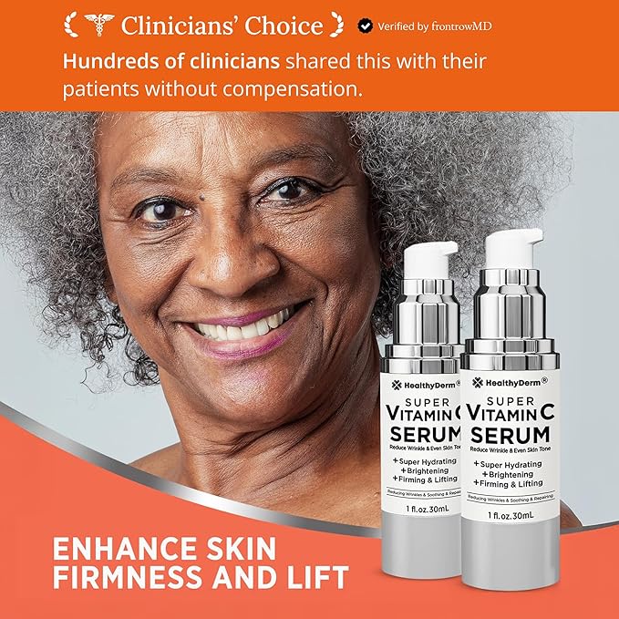 Super Vitamin C Serum for Women Over 70: Niacinamide, Vitamin C, Hyaluronic Acid - Image 2