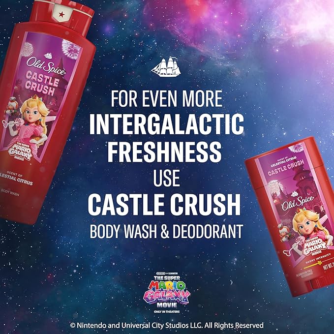 Old Spice Body & Face Wash for Men, x The Super Mario Galaxy Movie, 3X Defense - Image 8