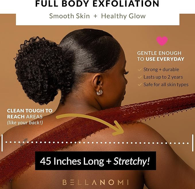BELLANOMI African Exfoliating Net Sponge, Ethically sourced from Nigeria - Image 7