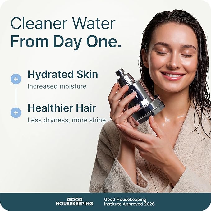 MyHalos® Filtered Shower Head for Hard Water Filter - Image 2