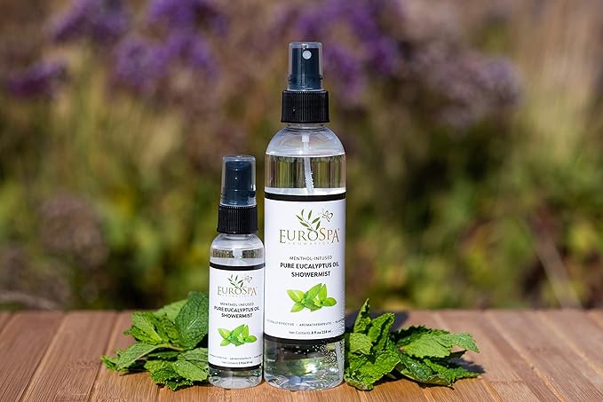 EuroSpa Aromatics Pure Eucalyptus Oil ShowerMist and Steam Room Spray, - Image 2
