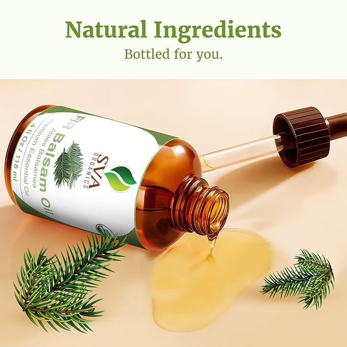 SVA Fir Balsam Essential Oil Organic – 4 Fl Oz – 100% Natural Organic Fir Oil - Image 8