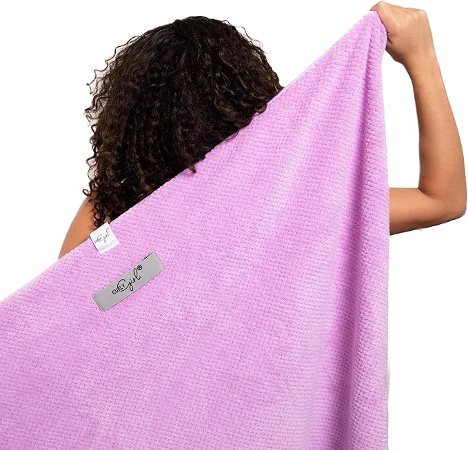 Curly Girl Microfiber Hair Towel Wrap - Image 2