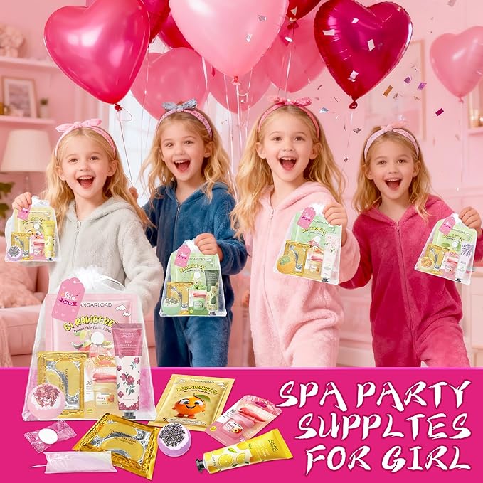 35 Pcs Spa Party Supplies for 5 – Spa Gifts for Women, Girls & Kids | Spa Set - Image 7