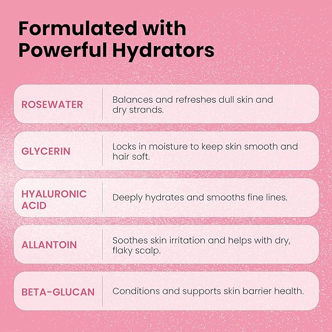 Rosewater and Glycerin Spray – Hydrating & Refreshing Rose Water Spray - Image 6