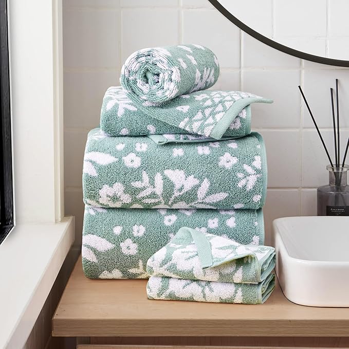Lucky Brand Folk Floral 6 Piece Bath Towel Set by LuckyBrand