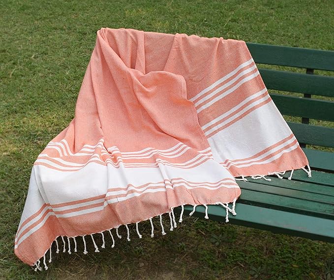 Goroly Home Cotton Turkish Peshtemal Beach Towel, Extra Large, Thin Quick Dry - Image 8