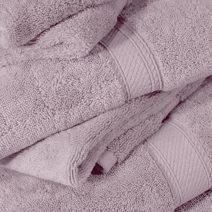 SUPERIOR Egyptian Cotton Pile 6 Piece Towel Set, Includes 2 Bath, 2 Hand - Image 8