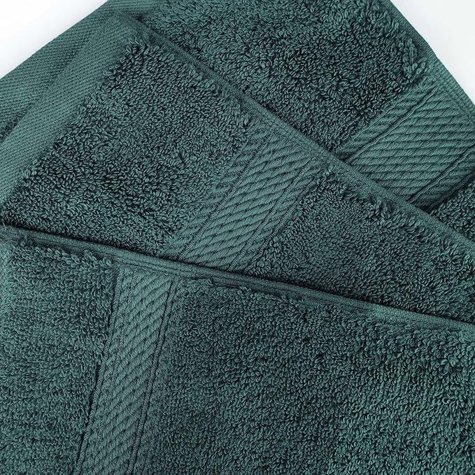 SUPERIOR Egyptian Cotton Pile 8 Piece Towel Set, Includes 2 Bath, 2 Hand - Image 8