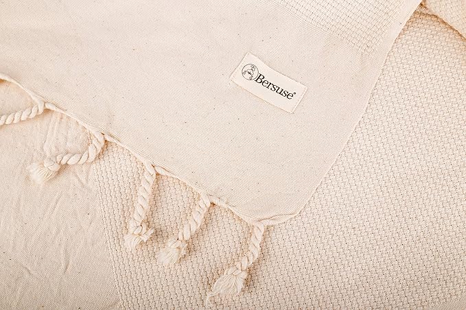 Bersuse 100% Cotton Ventura XL Throw Blanket - Image 7