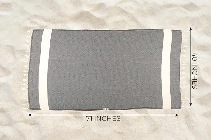 Turkish Beach Towel Oversized Clearance XL 40x71- Sand Free - Image 6