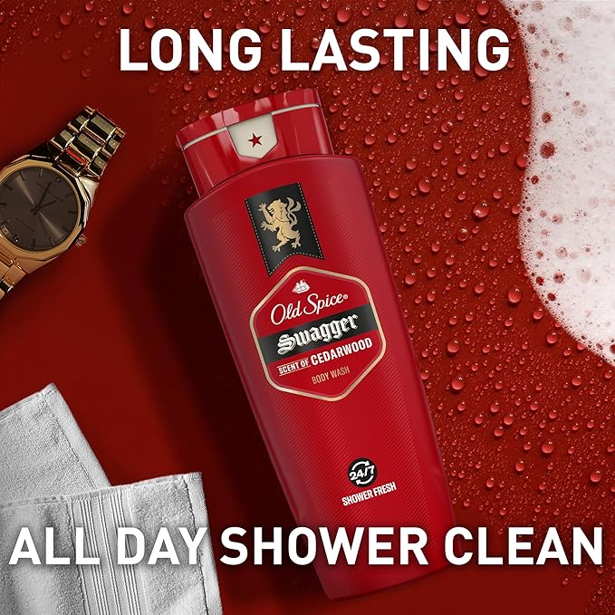 Old Spice Refreshing Body Wash for Men, 3X Defense, 24/7 Shower Fresh - Image 6