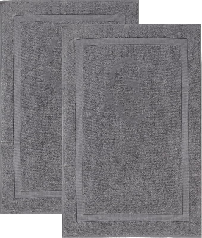 Bumble Towels Bliss Luxury 2 Pack Banded Bath Mats by BumbleTowels