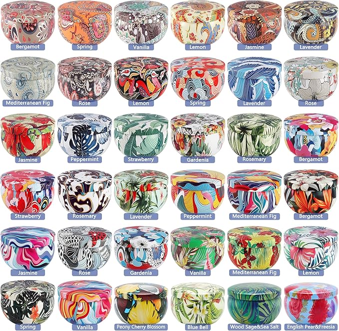 WPONSZU Set 36Pack Scented Candles, Candvent Calendar 2025, Gifts Soy Wax - Image 2