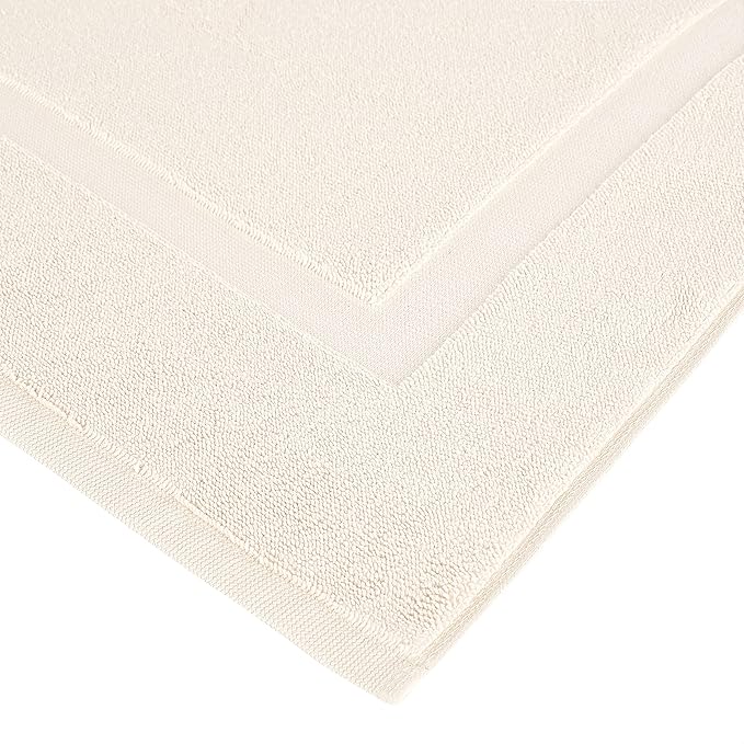 Amazon Basics Banded Bathroom Bath Rug Mat, Machine Washable, Super Absorbent - Image 5