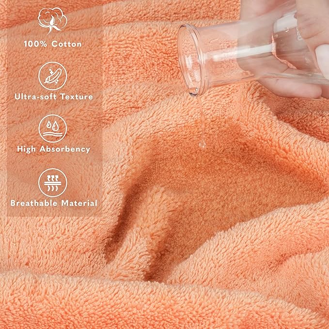 American Soft Linen 100% Cotton 600 GSM Turkish 40x80 Oversized Bath Towel Sheet - Image 4