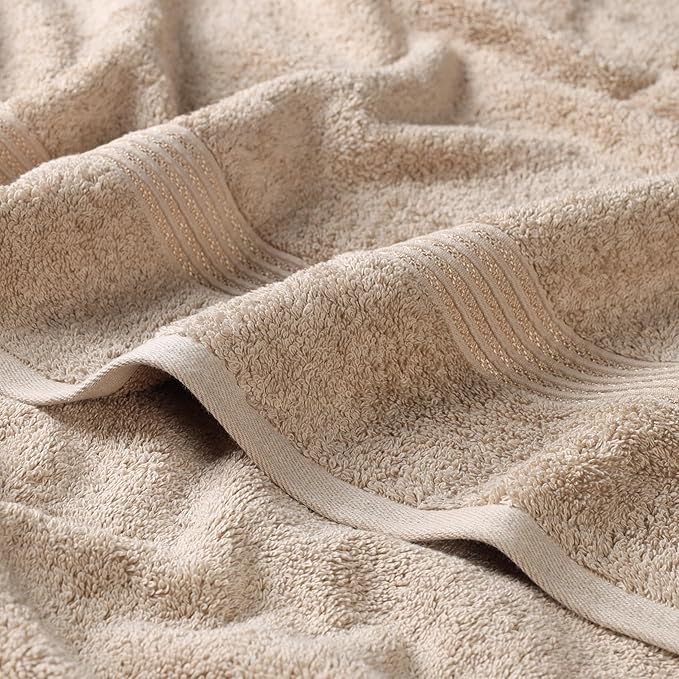 Superior Egyptian Cotton 2-Piece Bath Sheet Towel Set, Oversized Body Towels - Image 3