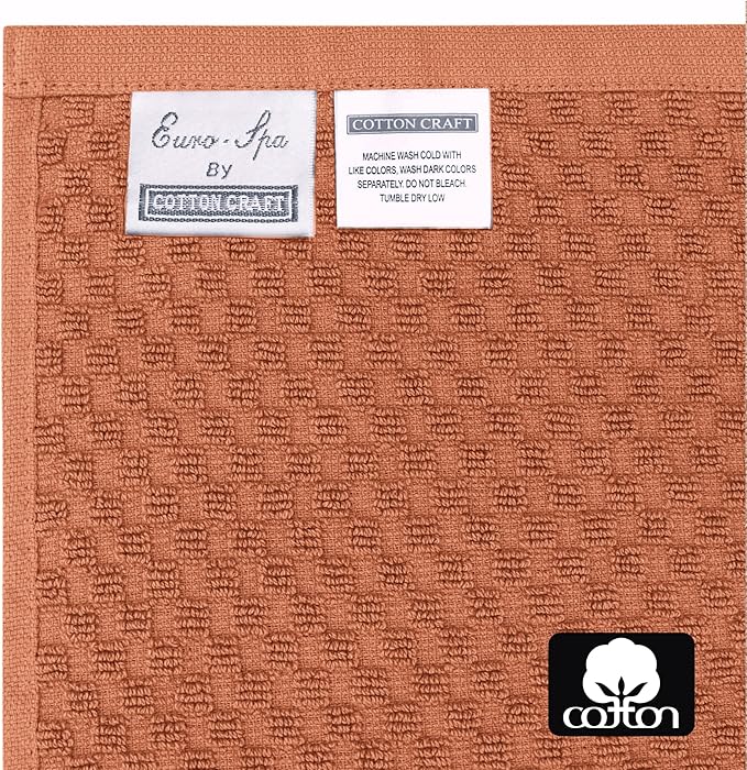 COTTON CRAFT Waffle Bath Sheets - Image 7