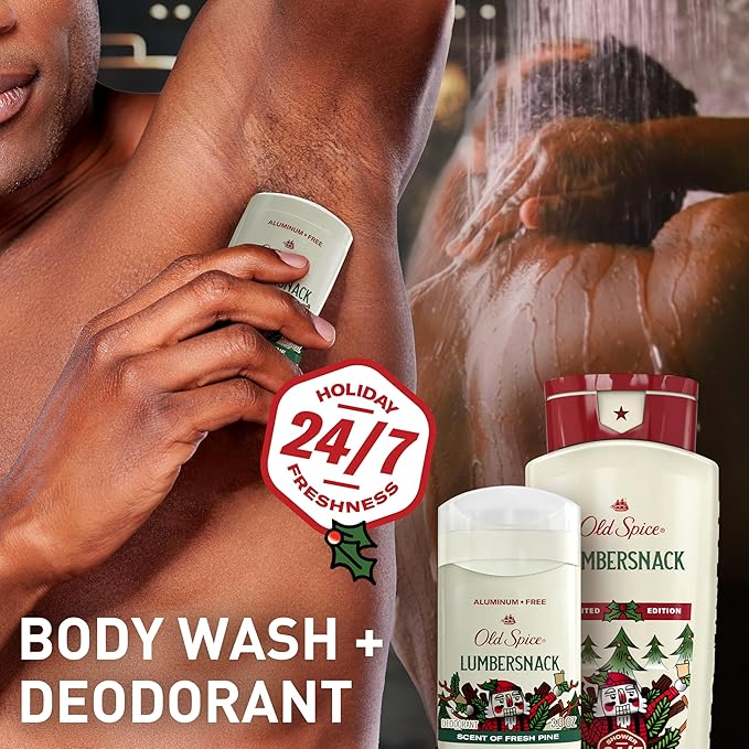 Old Spice Body Wash for Men, Holidudes Holiday Edition, 24/7 Holiday Freshness - Image 3