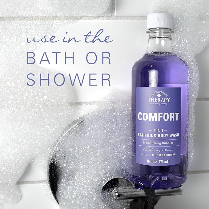 Village Naturals Therapy, Comfort 2-in-1 Foaming Bath Oil & Body Wash, 16 oz - Image 6