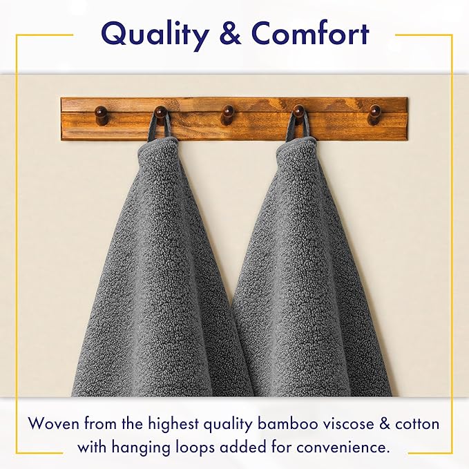 Alusa Home Ultra Soft & Plush Viscose from Bamboo Bath Sheets - Image 4