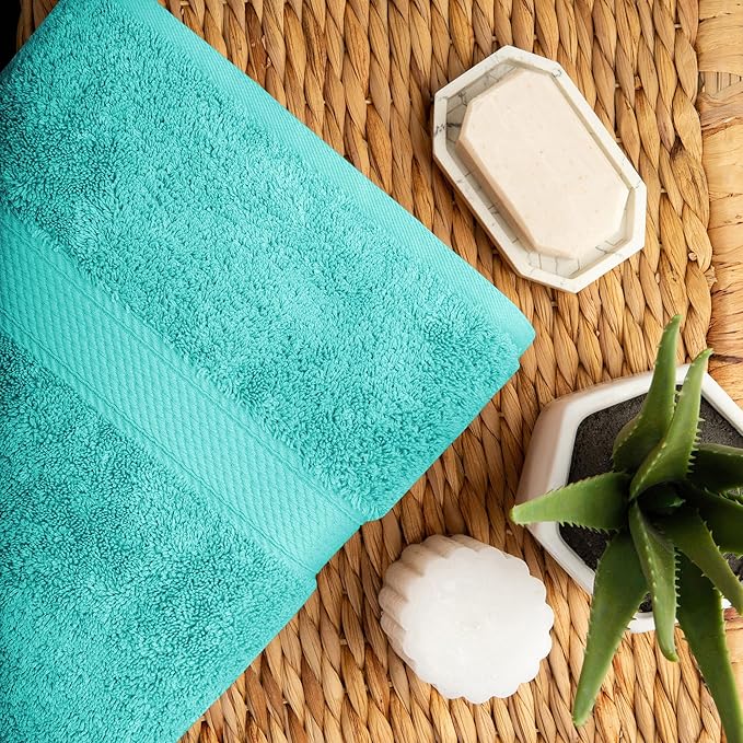 SUPERIOR Egyptian Cotton Pile 10 Piece Towel Set, Includes 2 Bath, 4 Hand - Image 6