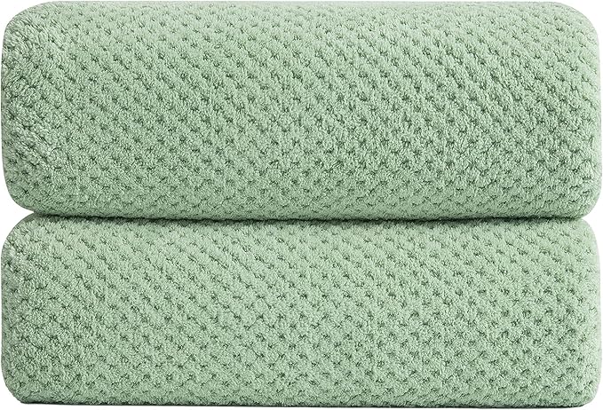 2 Piece Hand Towels Set, 100% Microfiber by Smuge