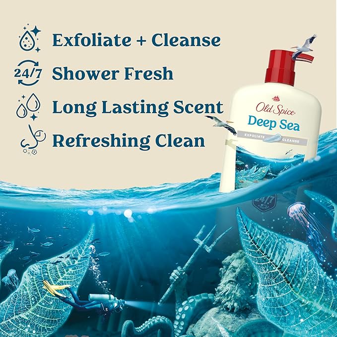 Old Spice Cleansing Body Wash for Men, 24/7 Shower Fresh - Image 2