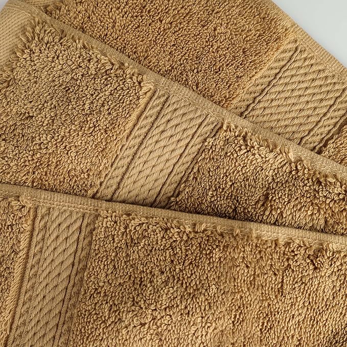 SUPERIOR Egyptian Cotton Pile 8 Piece Towel Set, Includes 2 Bath, 2 Hand - Image 8