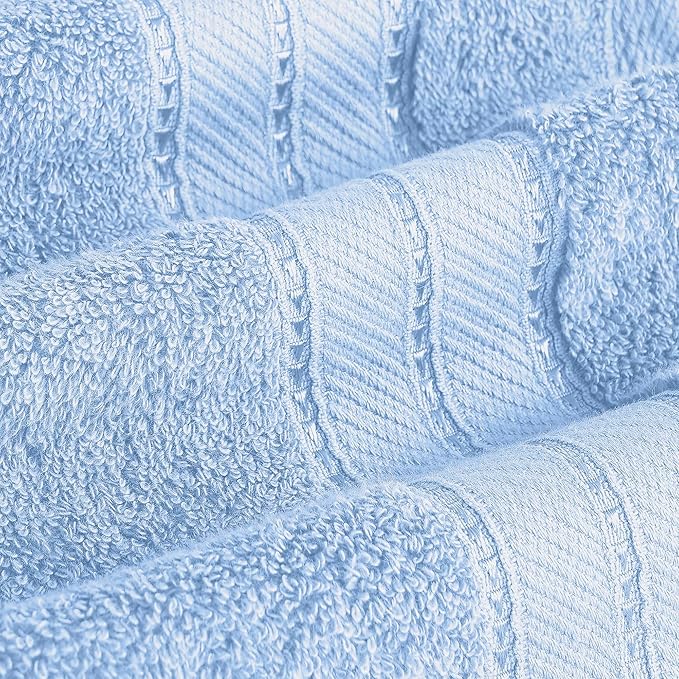 Modern Threads 4-Pack SpunLoft Bath Sheet White 35x68 - Image 4