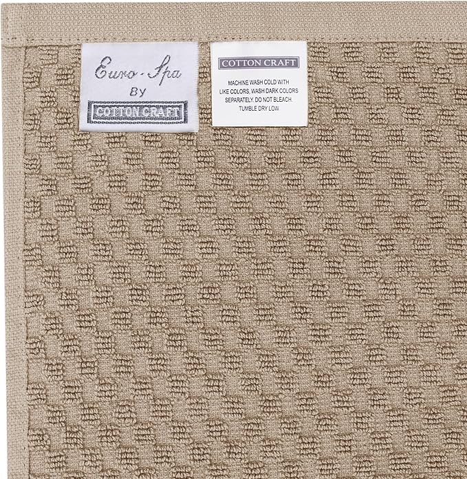COTTON CRAFT Waffle Bath Sheets - Image 8