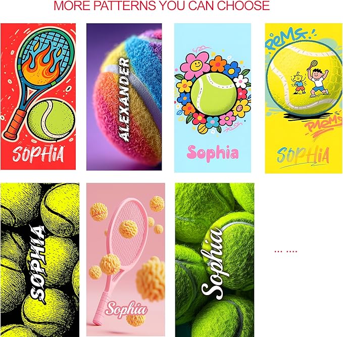 Personalized Beach Towel With Name, Custom Beach Towel with Text, Customized - Image 2
