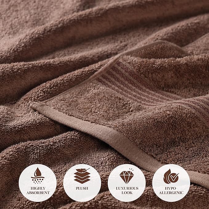 Superior Egyptian Cotton 2-Piece Bath Sheet Towel Set, Oversized Body Towels - Image 8
