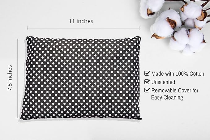 Microwavable Corn Filled Heating Pad and Cold Pack/Washable 100% Cotton Cover - Image 2